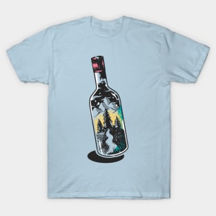 Landscape in a bottle. T-Shirt